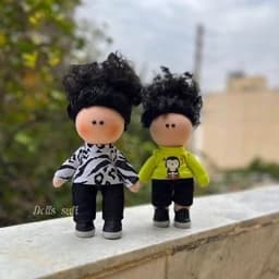 عروسک روسی دختر مو فرفری( پس کرایه ) — تصویر ۲