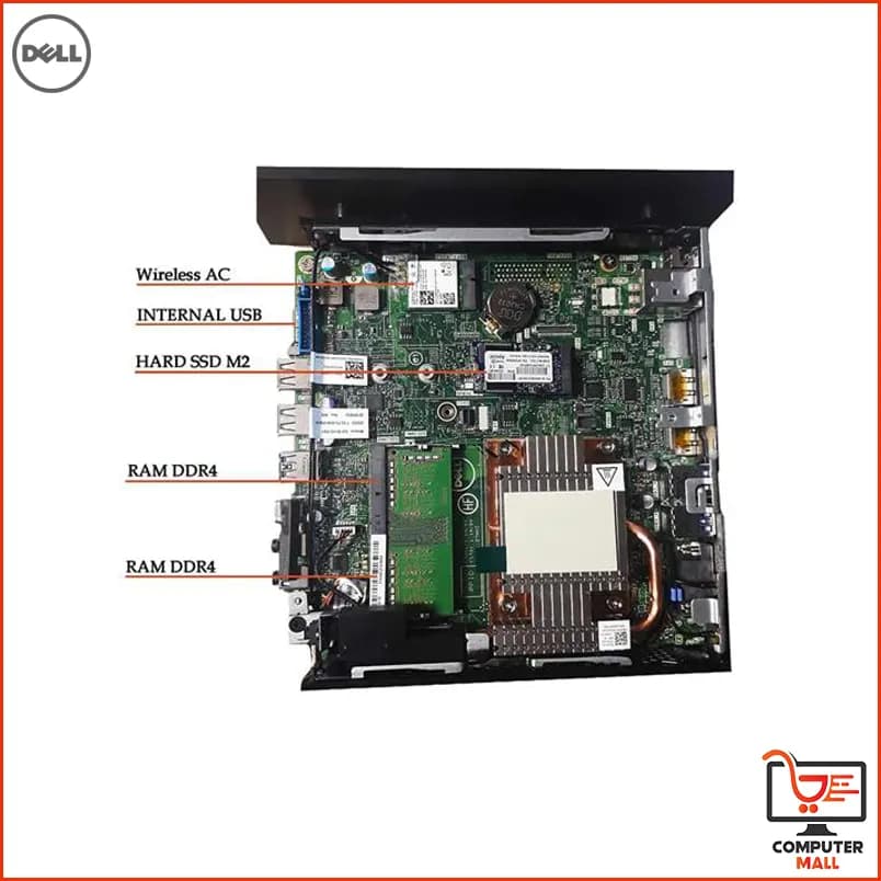 تین کلاینت دل 5070 Dell j4 + گارانتی | کامپیوترمال — تصویر ۴