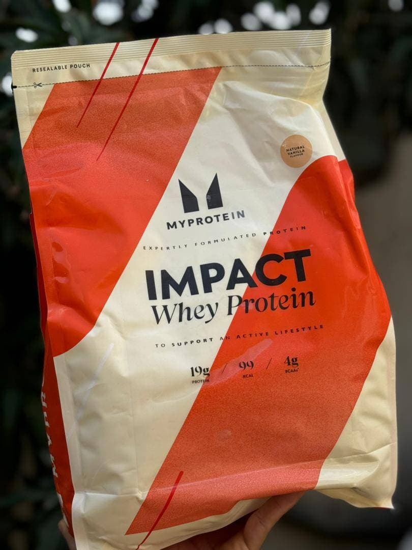وی ایمپکت مای پروتئین طعم وانیل طبیعی MyProtein Impact Whey Natural Vanilla