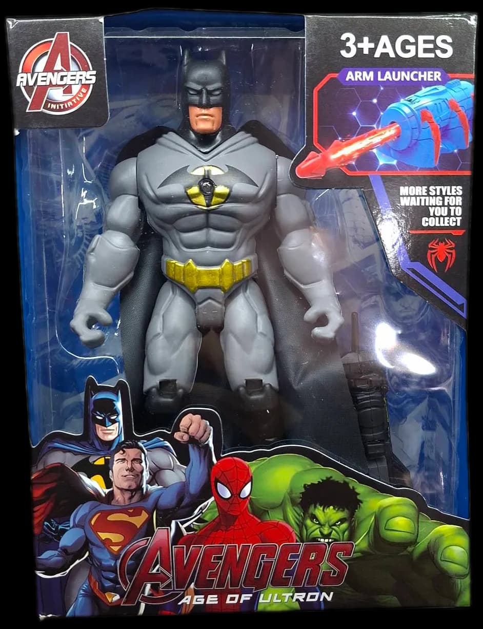 اکشن فیگور بتمن Batman تیر پرتاب‌کن چراغ‌دار کد 15-3099 — تصویر ۲