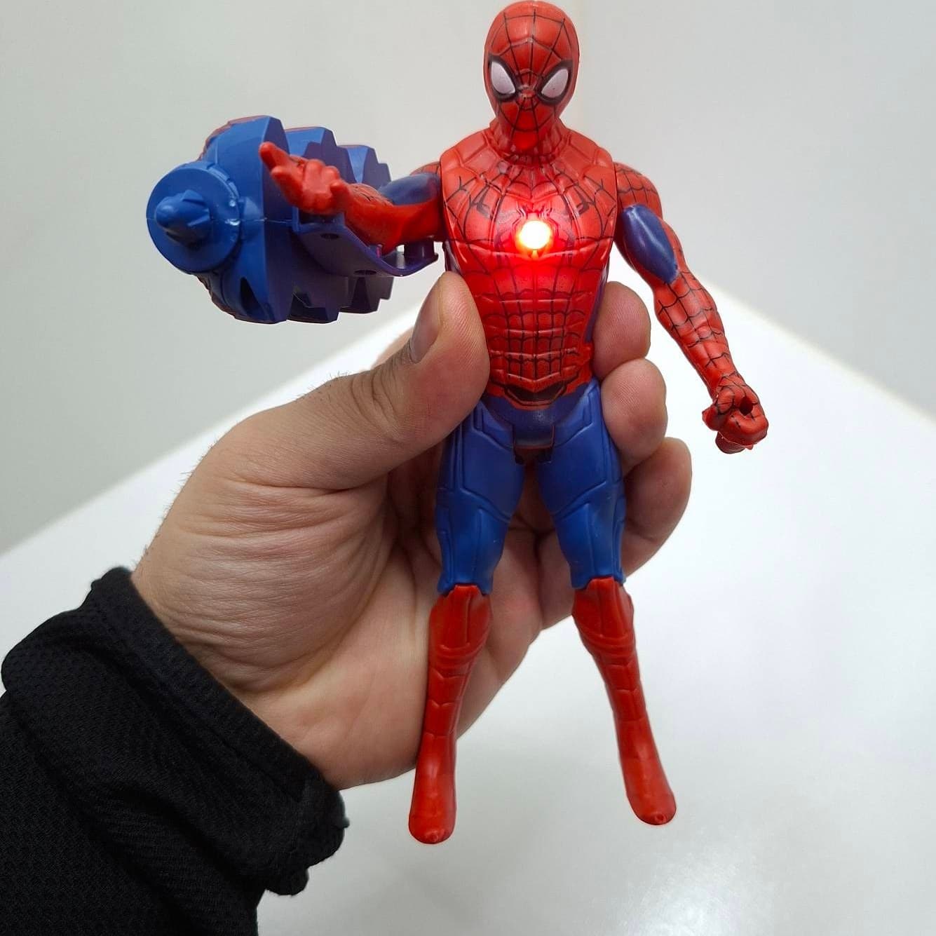 اکشن فیگور مردعنکبوتی (اسپایدرمن) Spider-Man تیر پرتابکن چراغدار کد 15-3099 — تصویر ۶