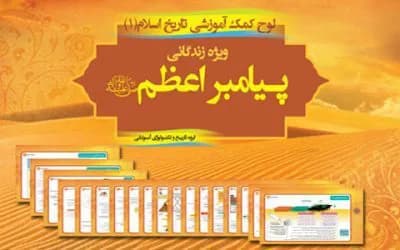 لوح کمک آموزشی تاریخ اسلام ۱ – زندگانی پیامبر اعظم(ص) «نسخه الکترونیک»