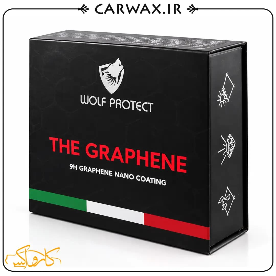 نانو سرامیک گرافین بدنه خودرو 30 میلی لیتر 9H وولف پروتکت Wolf Protect 9H The Graphene 30ml — تصویر ۲