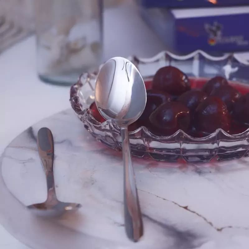 قاشق مربا خوری استیل یونیک آهن ربا نگیردونا