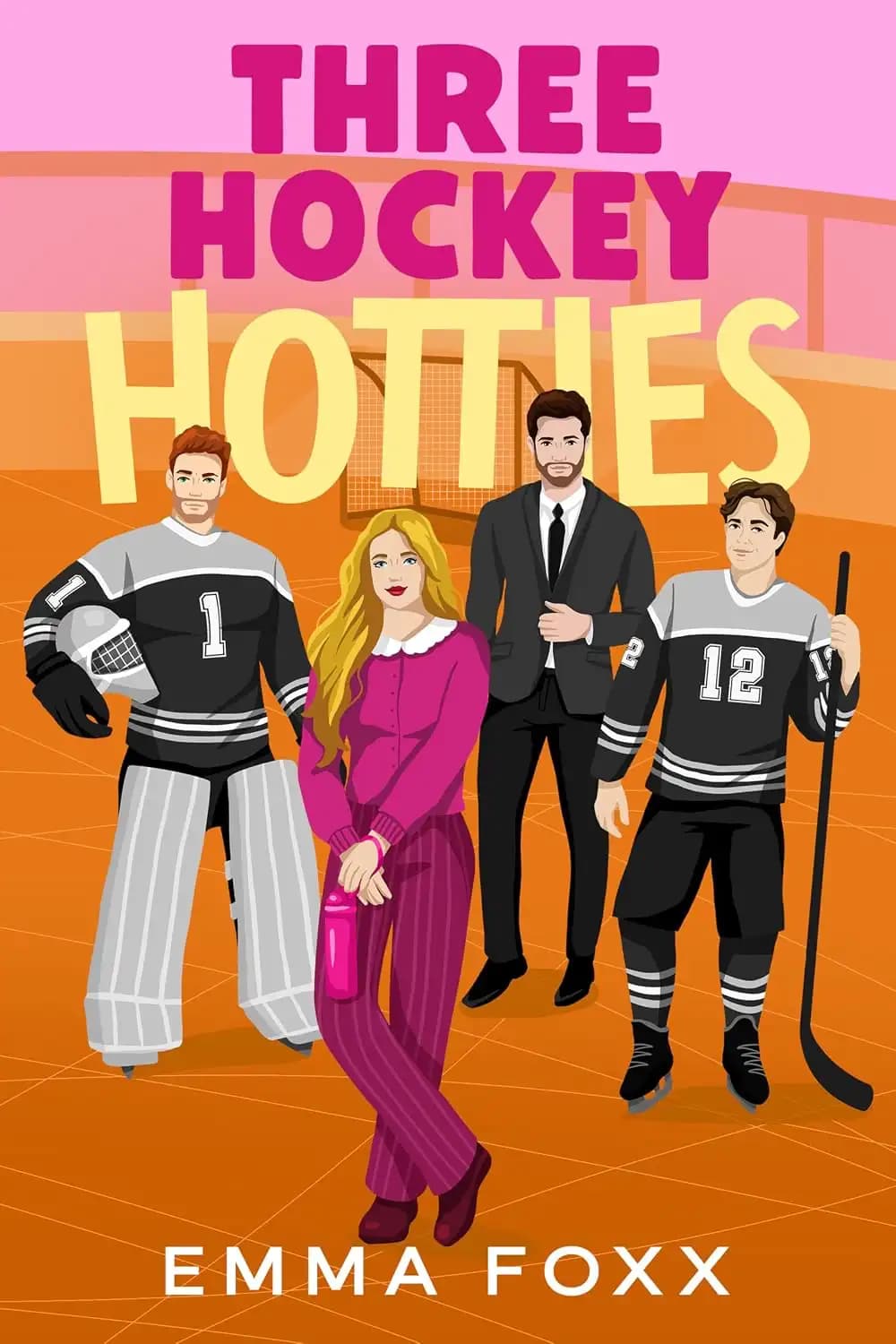کتاب سه دختر جذاب هاکی (Three Hockey Hotties) نسخه انگلیسی PDF | اما فاکس