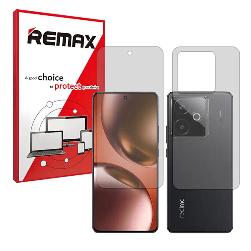 گلس مات پشت و رو ریلمی gt7 pro مدل هیدروژلی برند ریمکس