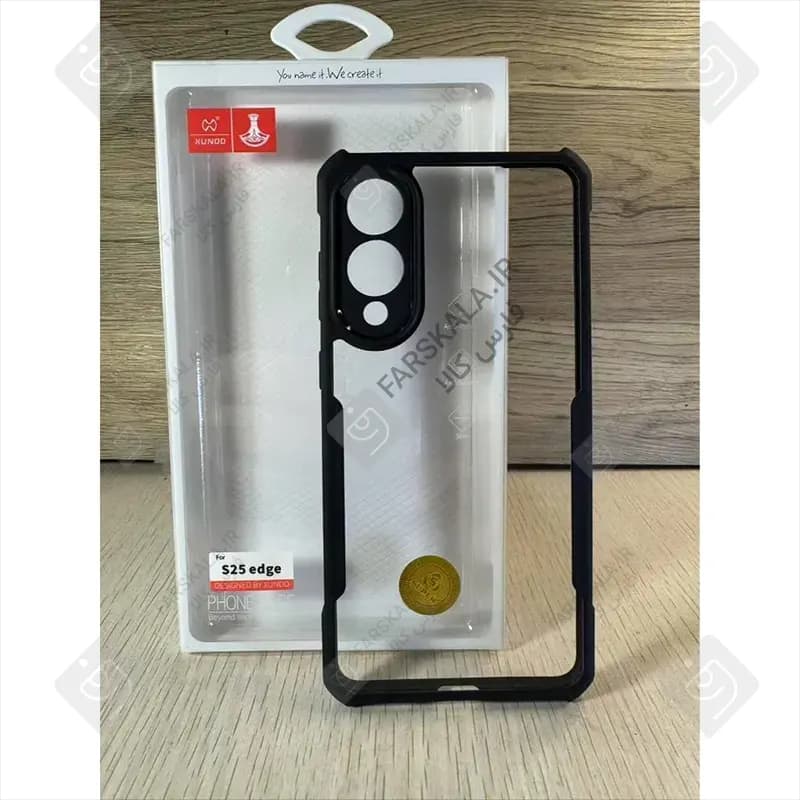قاب اصلی پشت کریستالی Xundd Beatle گوشی سامسونگ S25 Edge — تصویر ۲