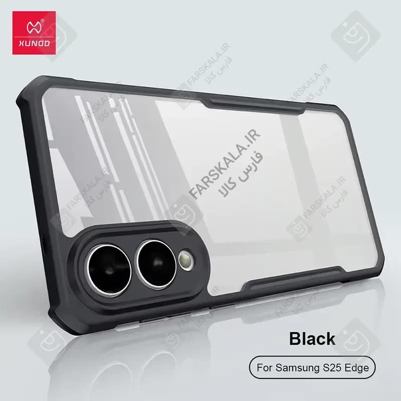 قاب اصلی پشت کریستالی Xundd Beatle گوشی سامسونگ S25 Edge — تصویر ۶