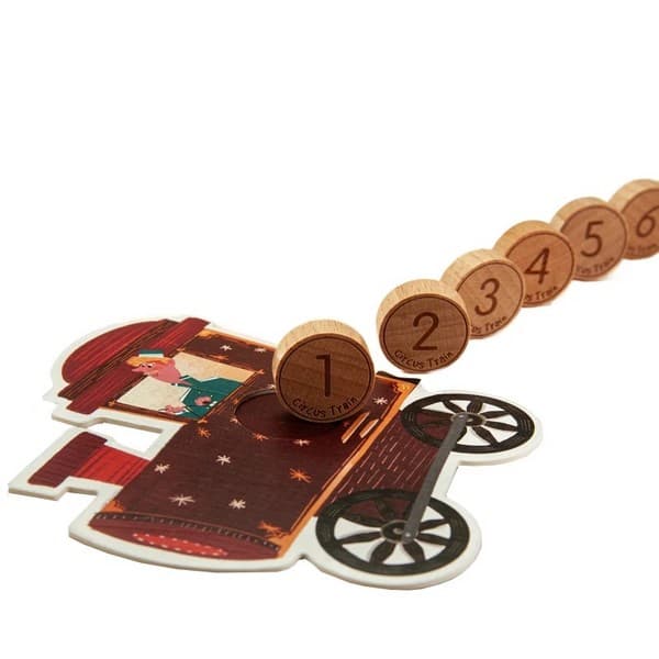 پازل 10 در 1 55 تکه Circus train کیدفنز — تصویر ۲