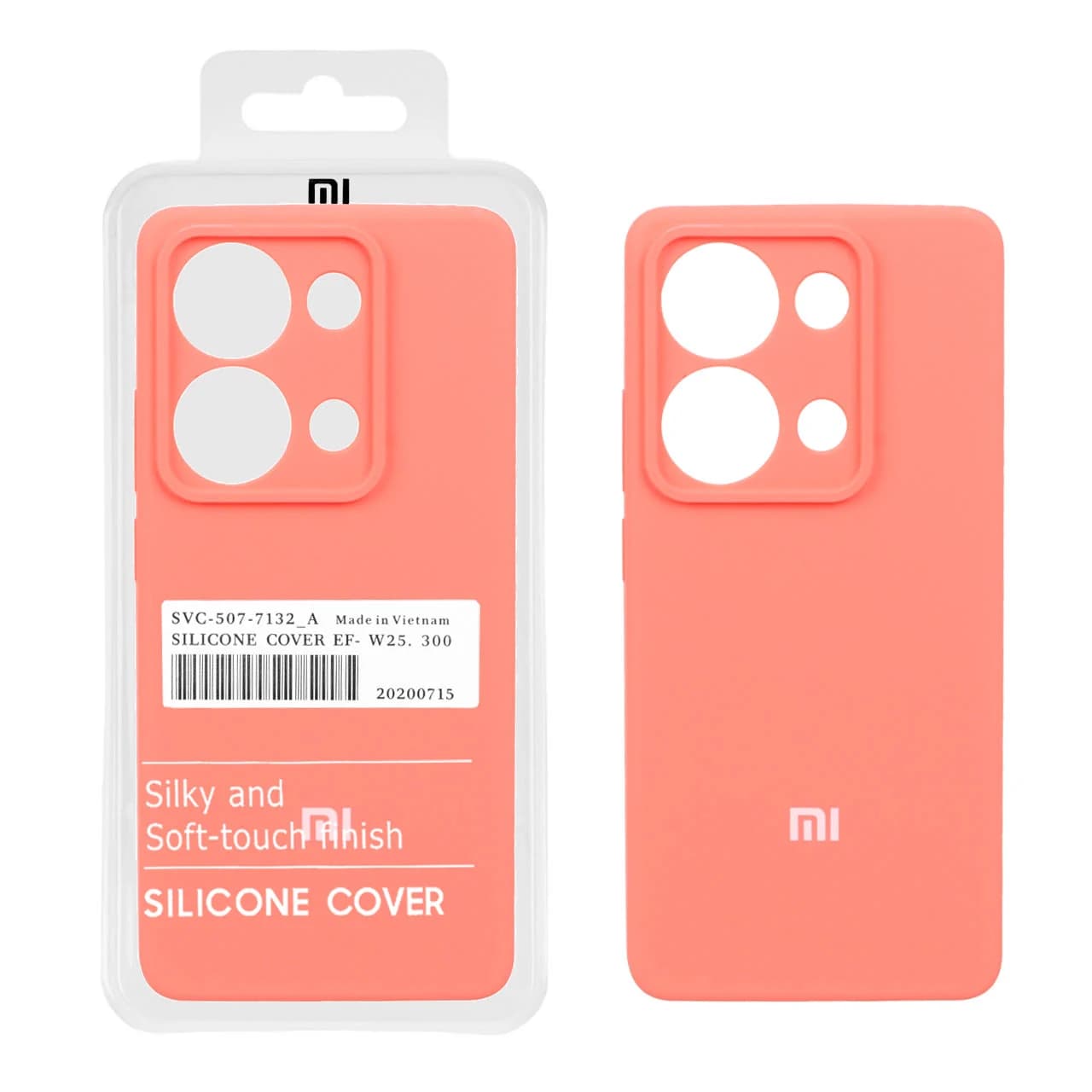 قاب سیلیکونی پاک کنی اورجینال درجه یک Xiaomi Redmi Note 14S / Note 13 Pro 4G / M6 Pro 4G — تصویر ۴