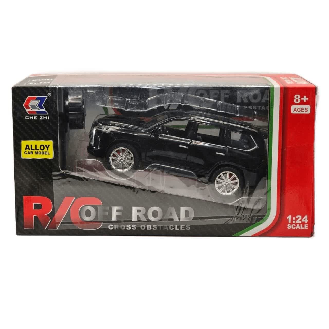 ماشین بازی کنترلی ناب سل مدل لکسوس شارژی فلزی چراغدار طرح چه ژی LEXUS570 Rechargeable Metal Off-Road Light1:24 SCALE 2.4GHZ — تصویر ۵