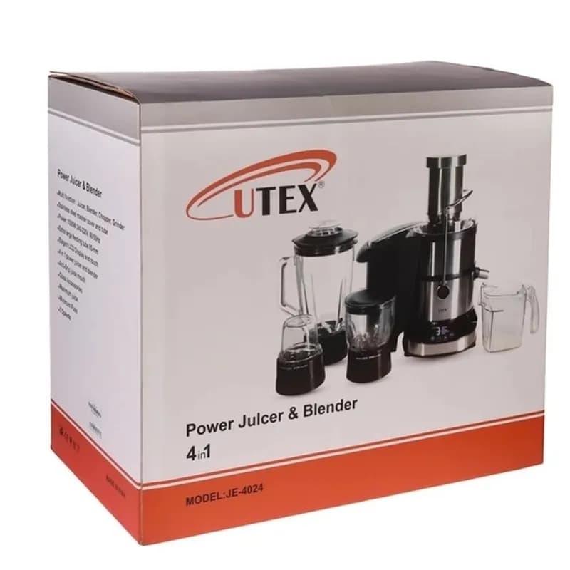 آبمیوه گیری 4 کاره لمسی یوتکث مدل JE-4024 — تصویر ۴