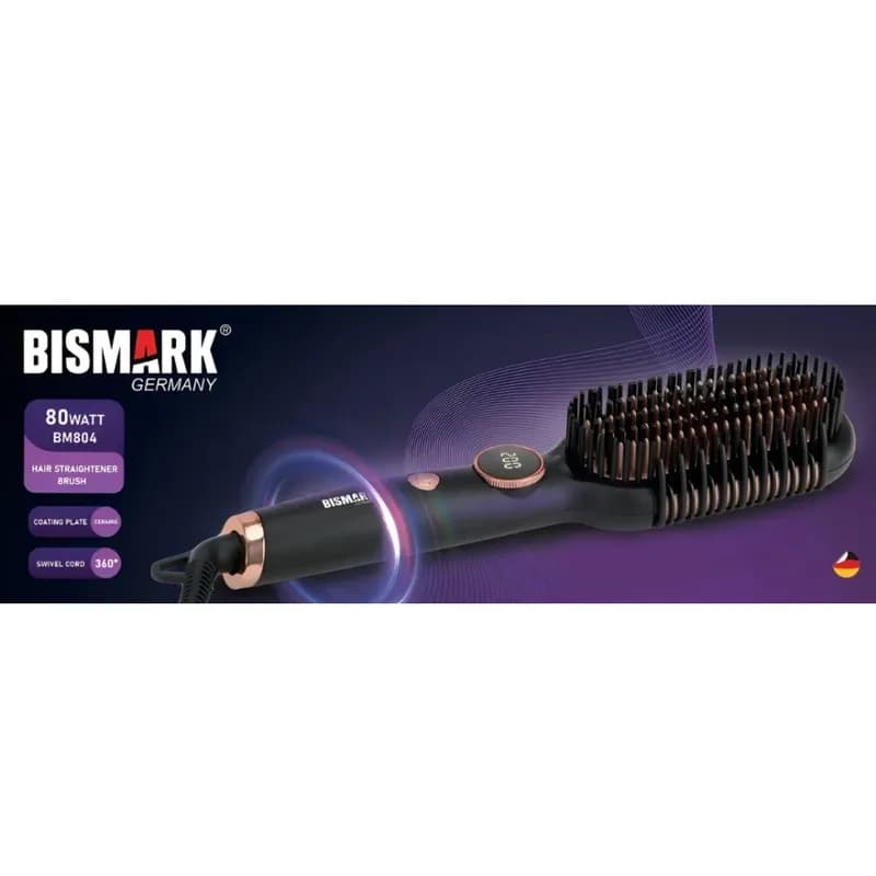 برس حرارتی و صاف‌کننده مو بیسمارک مدل BM804 — تصویر ۲