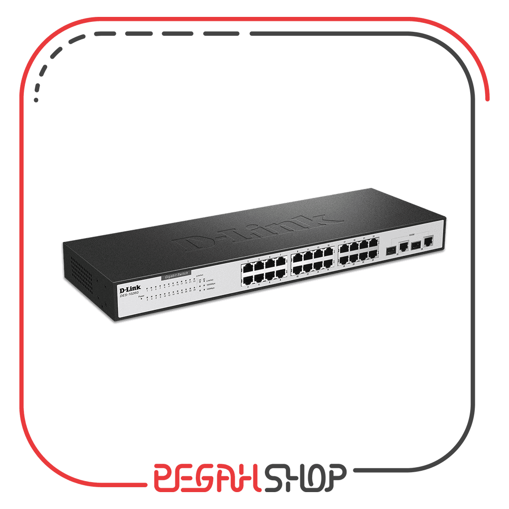 سوئیچ 24 پورت دی لینک مدل DES-1026G