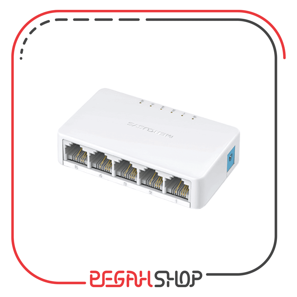 سوییچ ۵ پورت MERCUSYS مدل MS105