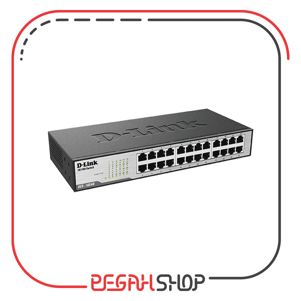 سوئیچ غیر مدیریتی برند D-Link مدل DES-1024D — تصویر ۳