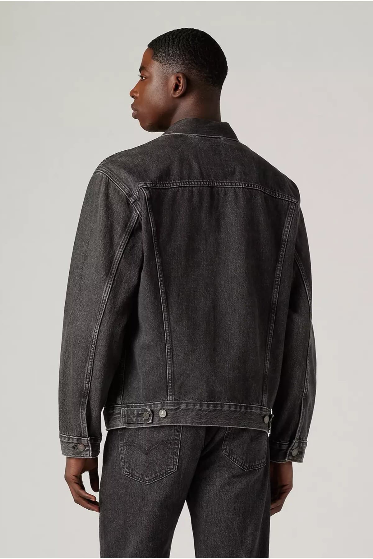 کت لیوایز مردانه 100% پنبه مشکی راسته Regular/رگولار | Levi’s 72334-0584 BD — تصویر ۲