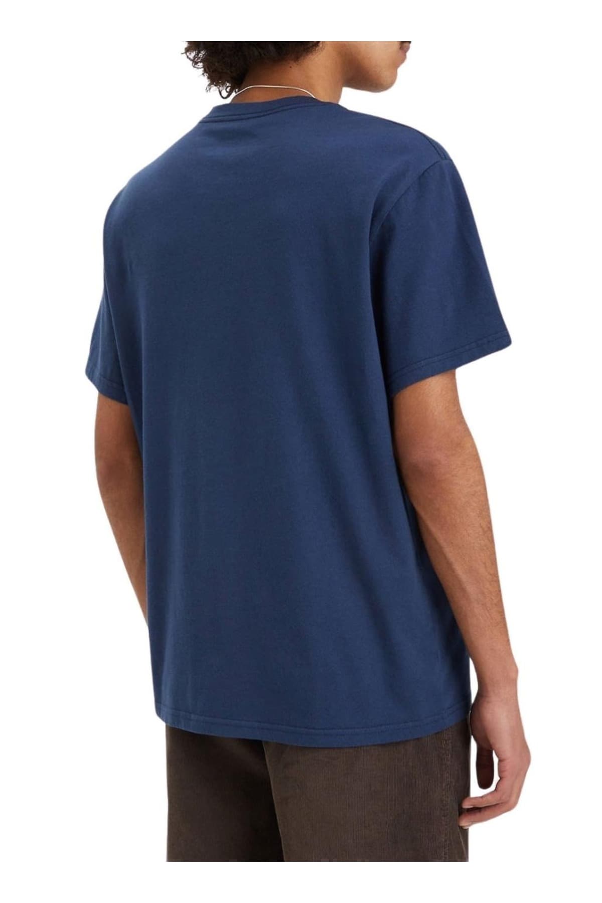 تی شرت لیوایز مردانه پاموک آبی راسته Relaxed/ریلکس Relaxed/ریلکس Daily/روزانه | Levi’s 16143419 — تصویر ۲