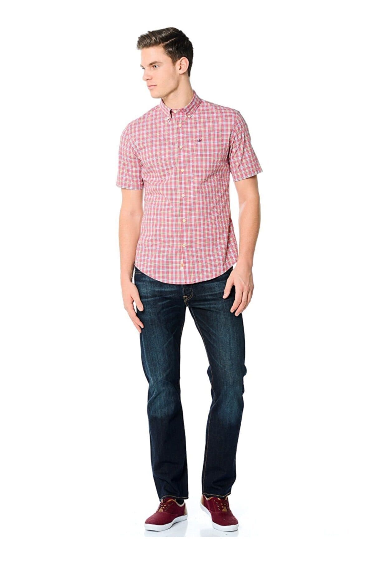 شلوار لیوایز مردانه پاموک آبی سرمه ای فاق نرمال Slim/اسلیم فیت | Levi’s 00501-1722 UM