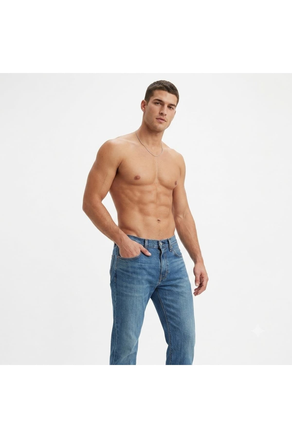 شلوار جین لیوایز مردانه جین آبی راسته Straight/استریج فاق نرمال Straight/استریج کژوال/روزمره | Levi’s 502-1364 TR — تصویر ۲