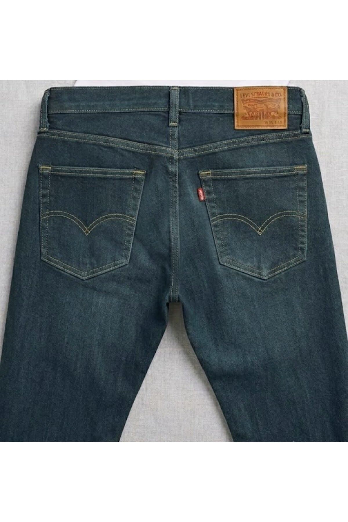 شلوار جین لیوایز مردانه آبی سرمه ای راسته Straight/استریج فاق نرمال جین Daily/روزانه | Levi’s 502-20880000 TR