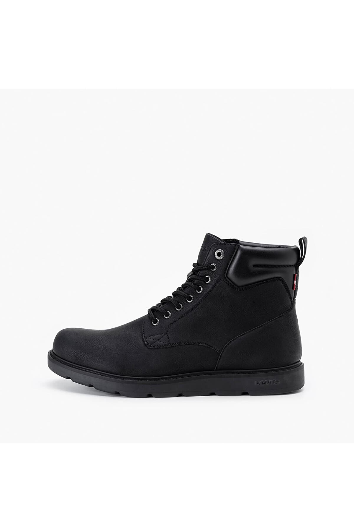 بوت لیوایز مردانه چرم اصل مشکی راسته | Levi’s marshall IN — تصویر ۲