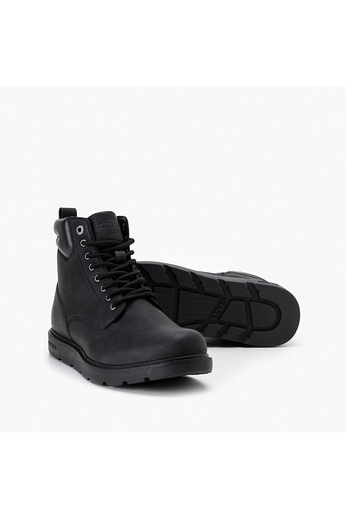 بوت لیوایز مردانه چرم اصل مشکی راسته | Levi’s marshall IN