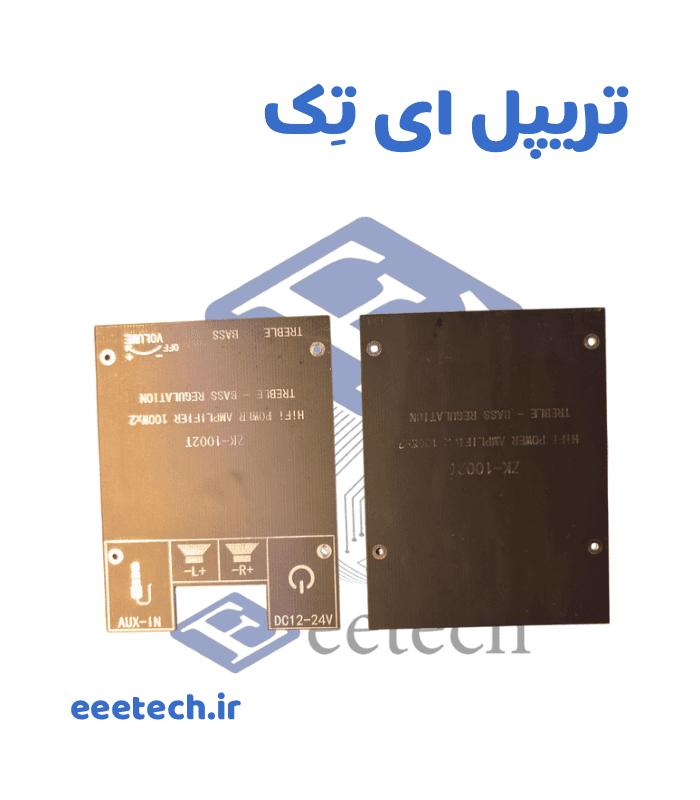 ماژول آمپلی فایر بلوتوث دار 2*100W با تراشه TPA3116D2 مدل ZK-1002T — تصویر ۲