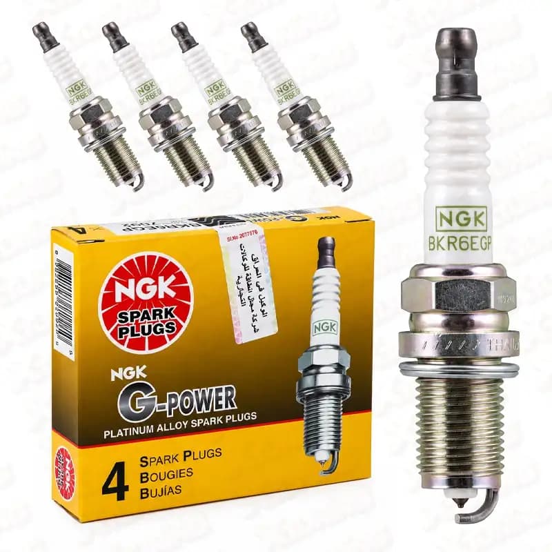شمع پایه کوتاه سوزنی پلاتینیوم ان جی کی سری G-Power مدل BKR6EGP کد 7092