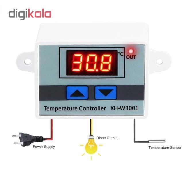 ترموستات دیجیتال 220V XH-W3001 کد B21952 — تصویر ۲