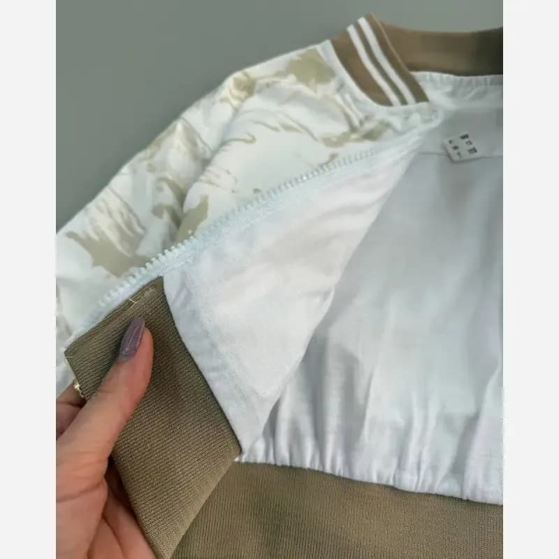 سه تیکه سویشرت و هودی و شلوار بچه گانه کتان ضدآب سایز 35 تا 50 — تصویر ۷