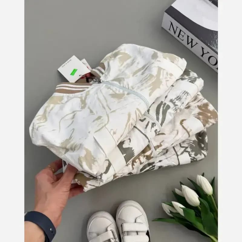 سه تیکه سویشرت و هودی و شلوار بچه گانه کتان ضدآب سایز 35 تا 50 — تصویر ۶