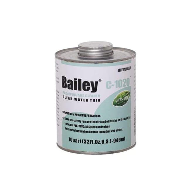 کلینر UPVC بیلی Bailey | تمیزکننده لوله و اتصالات پیش از چسب‌کاری