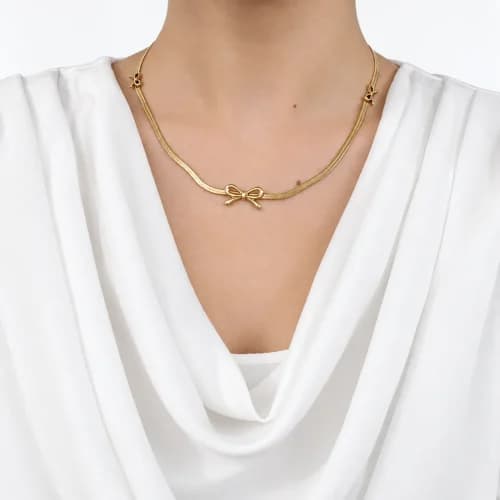 گردنبند Herringbone پاپیونی