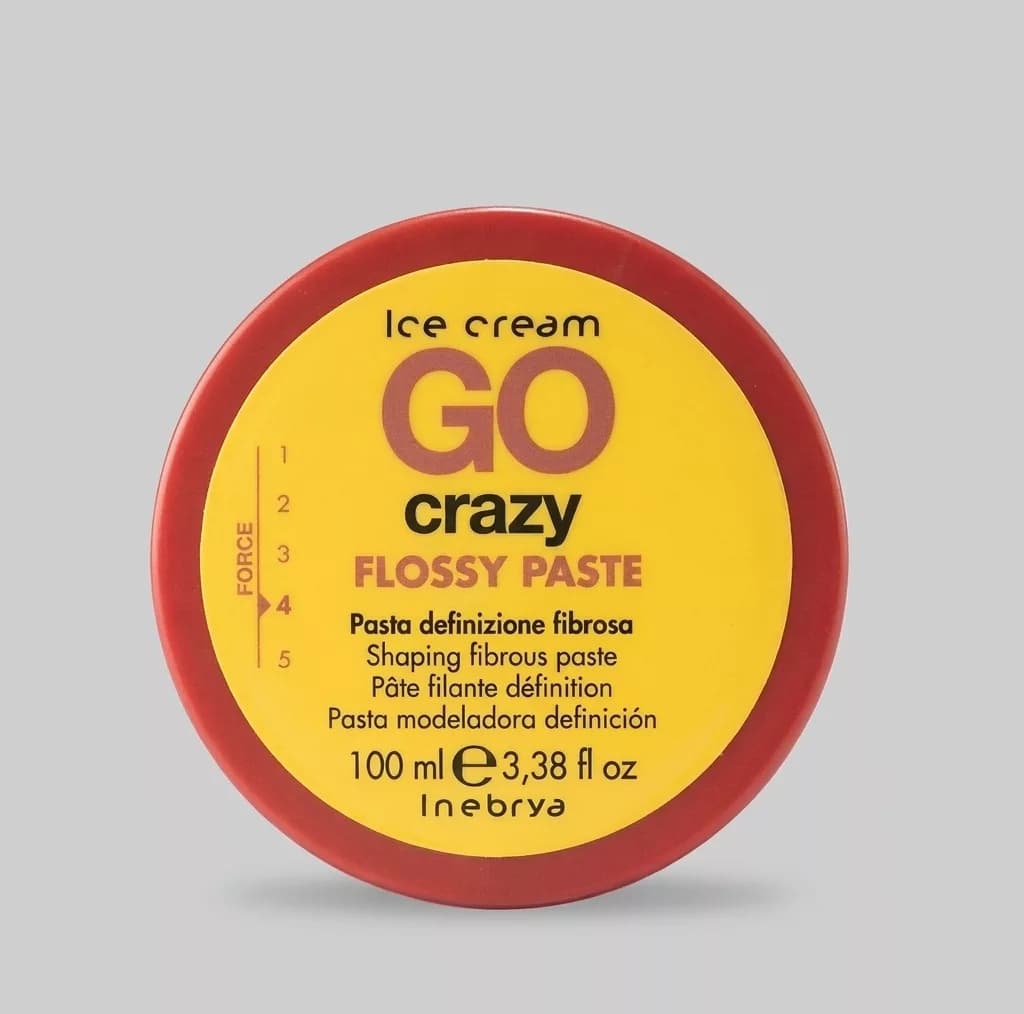 واکس مو آیس کریم مدل Go crazy flossy paste حجم 100 میلی‌لیتر