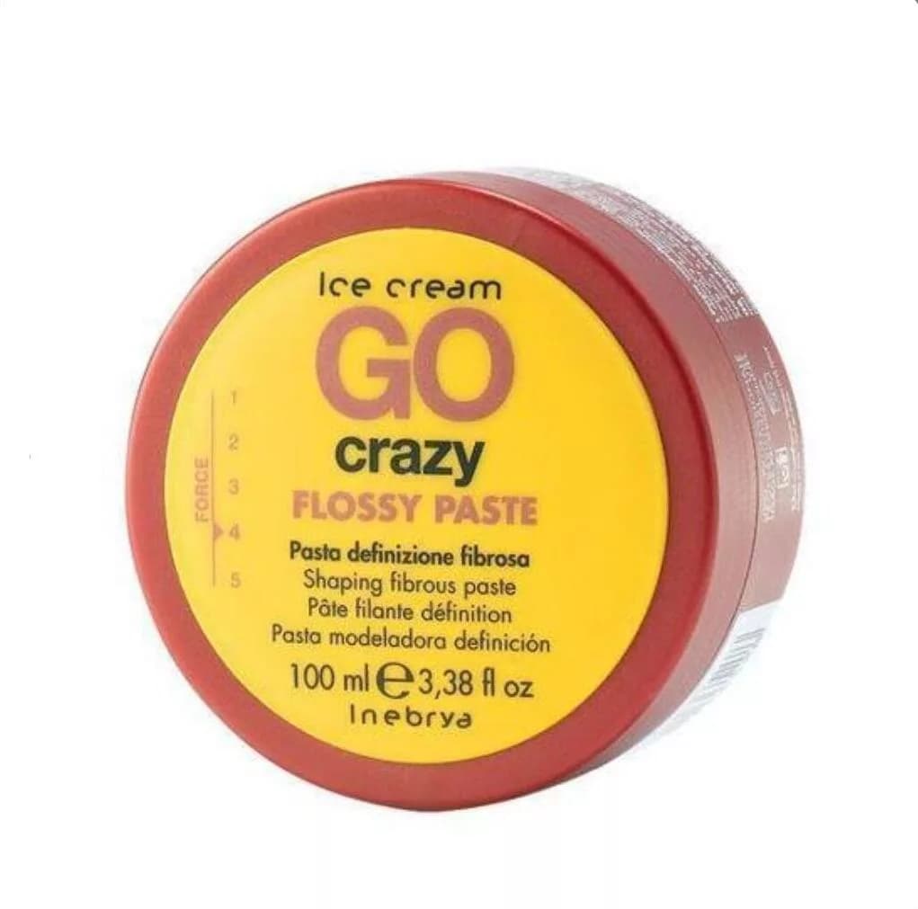 واکس مو آیس کریم مدل Go crazy flossy paste حجم 100 میلی‌لیتر — تصویر ۲