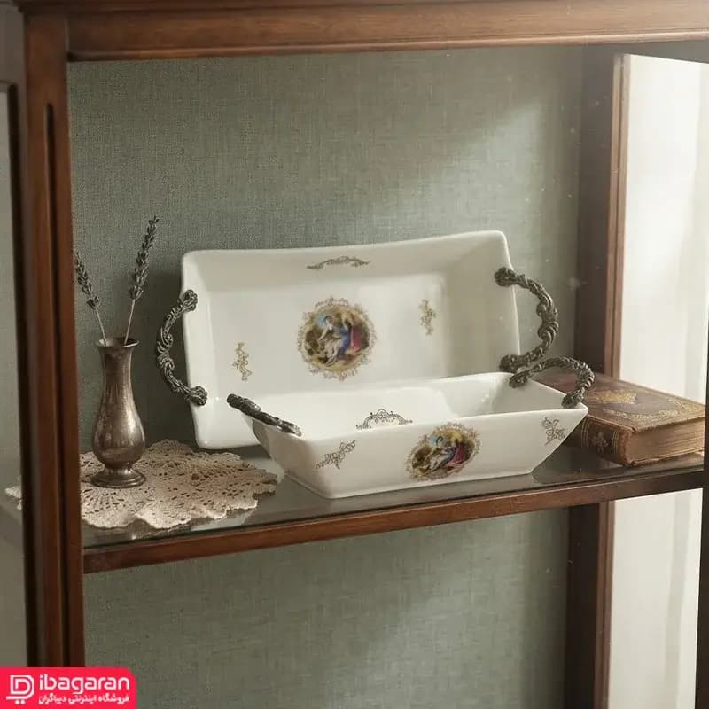 میوه خوری چینی دسته دار ریور مدل contess 8647