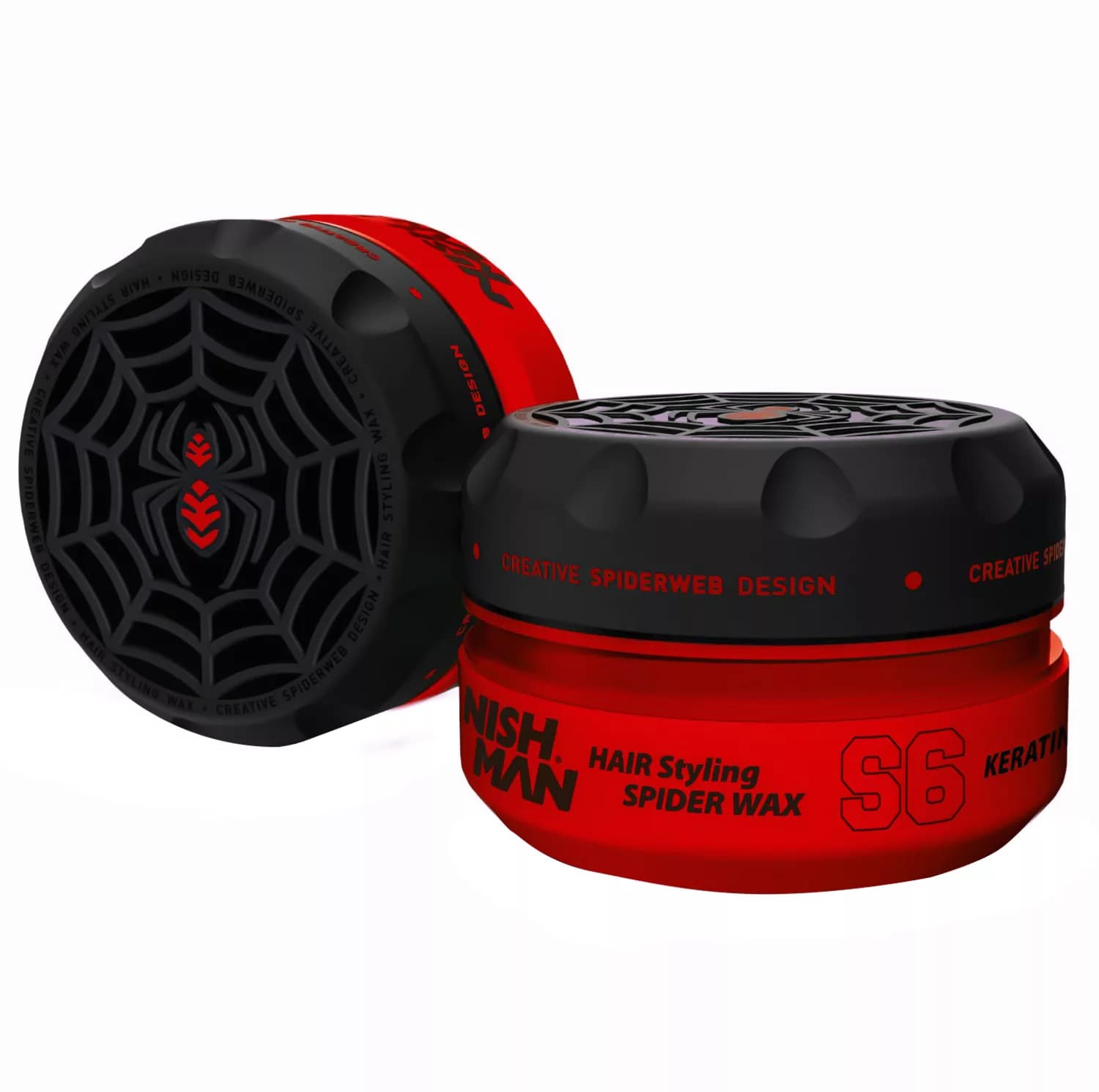 واکس مو نیشمن سری Spider مدل Keratin Fiber حجم 150 میلی لیتر — تصویر ۴