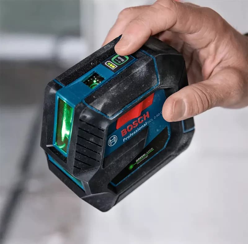 تراز لیزری بوش مدل حرفه ای GCL 2-50 G Box + Full Accessories — تصویر ۴