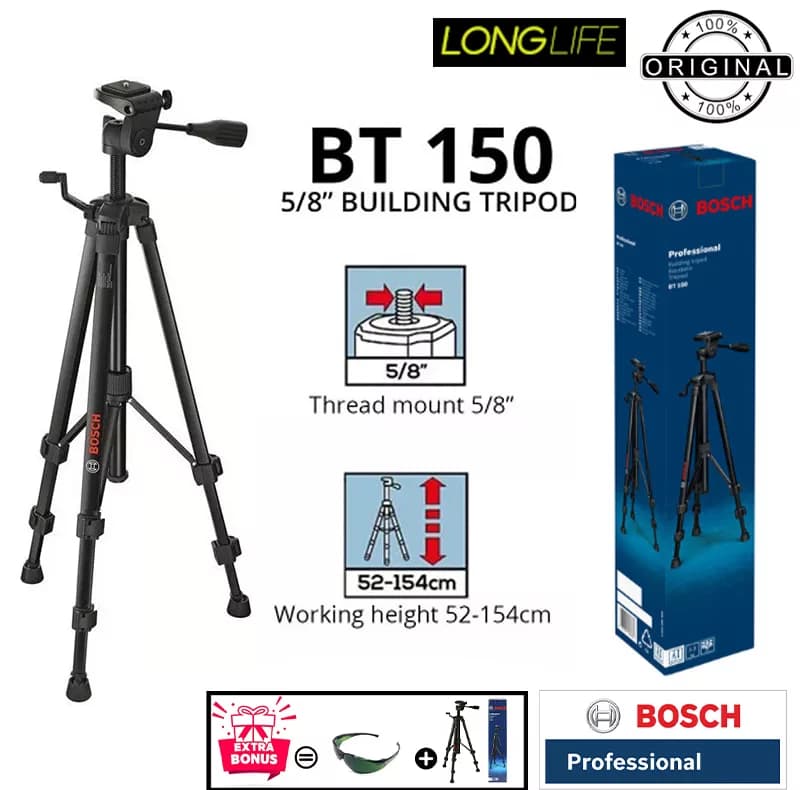 تراز لیزری بوش مدل GCL 2-50 G Green Lines + BT 150 — تصویر ۵