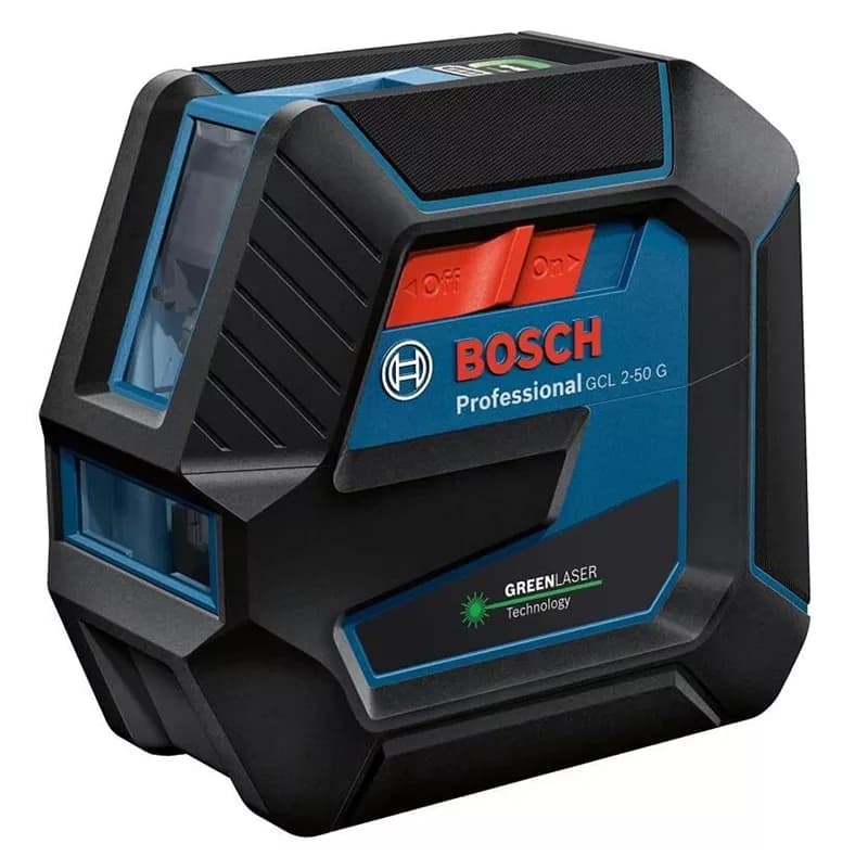 تراز لیزری بوش مدل فوق هوشمند GCL 2-50 G BOX + RM10 + Laser Green Glass