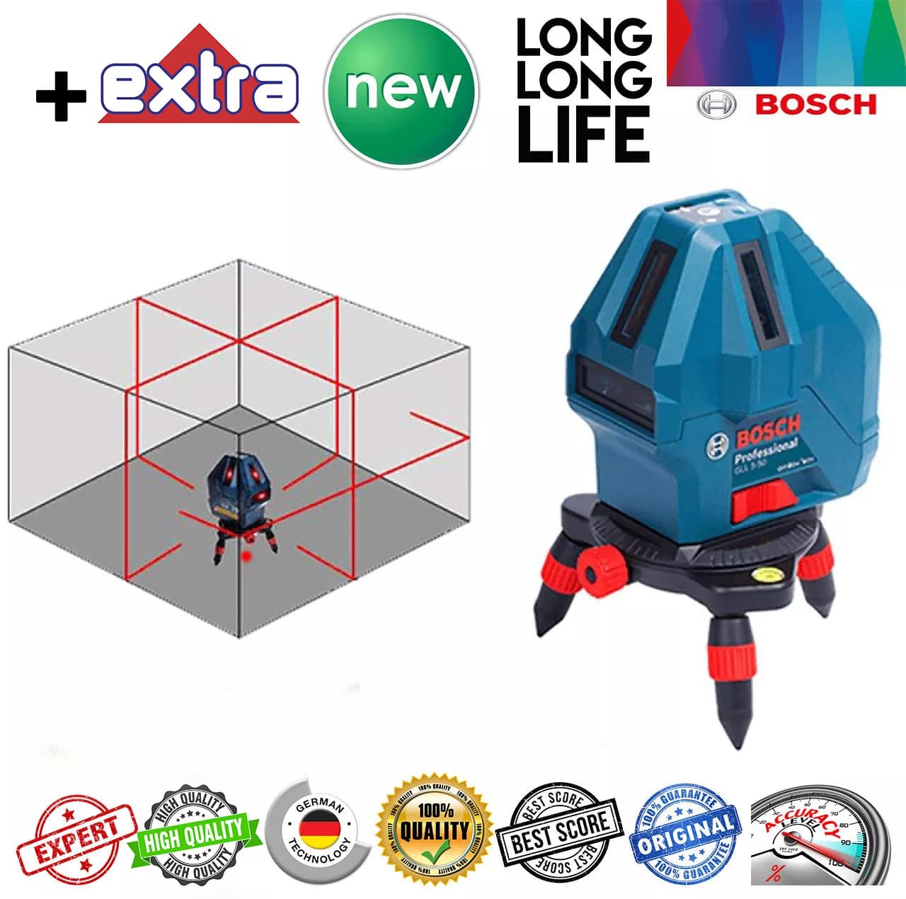 تراز لیزری بوش مدل GLL 5-50 X professional 2 Extra — تصویر ۷