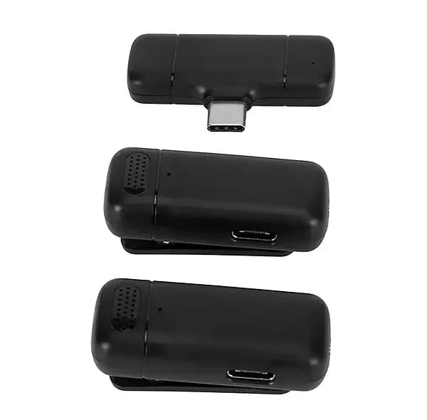 میکروفون یقه‌ای بی سیم مدل K6 با درگاه اتصال Type-C — تصویر ۵