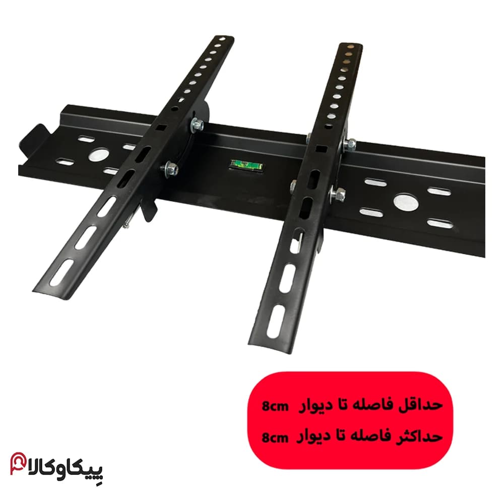 پایه تلویزیون پیکاوپایه PZ12 سایز 26 تا 55 اینچ دیواری با گارانتی 36 ماهه — تصویر ۴
