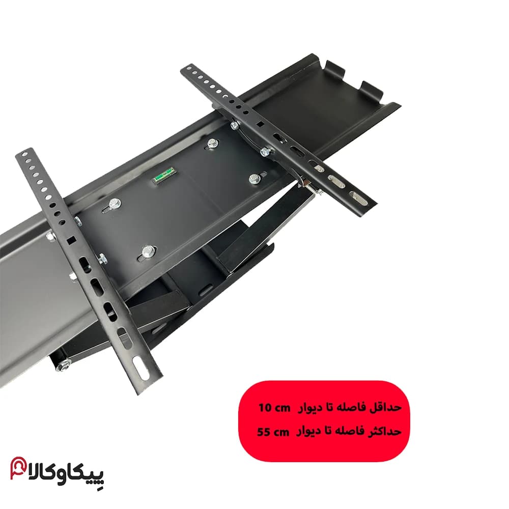 پایه تی وی جک مدل W6 از 55 تا 85 اینچ دوبازو دیواری — تصویر ۸