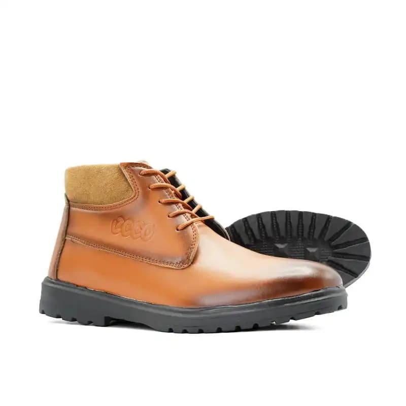 کفش نیم بوت مردانه Ecco مدل Brown
