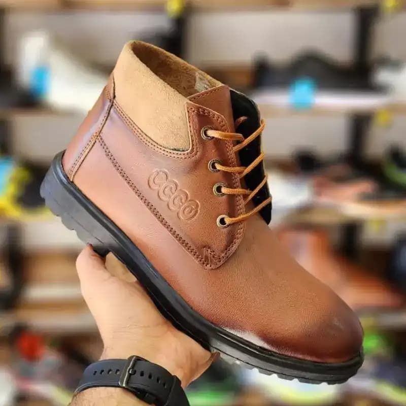 کفش نیم بوت مردانه Ecco مدل Brown — تصویر ۴