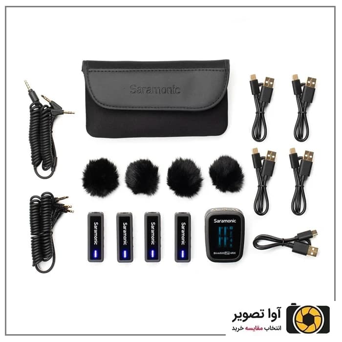 میکروفون بی سیم سارامونیک Saramonic Blink500Pro B8 — تصویر ۸