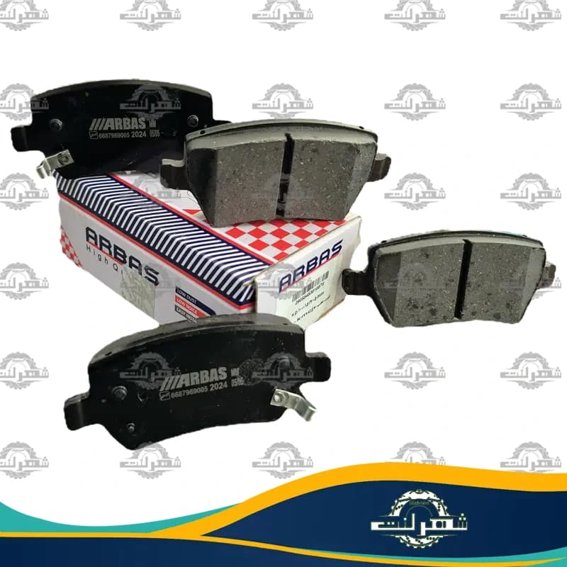 لنت ترمز عقب کی ام سی KMC J7 برند ارباس (ARBAS) — تصویر ۳