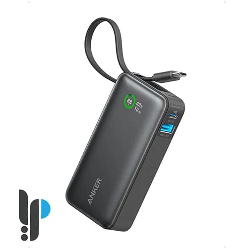 پاور بانک 30 وات انکر مدل Anker Nano A1259 ظرفیت 10000 میلی آمپر به همراه کابل Type-C